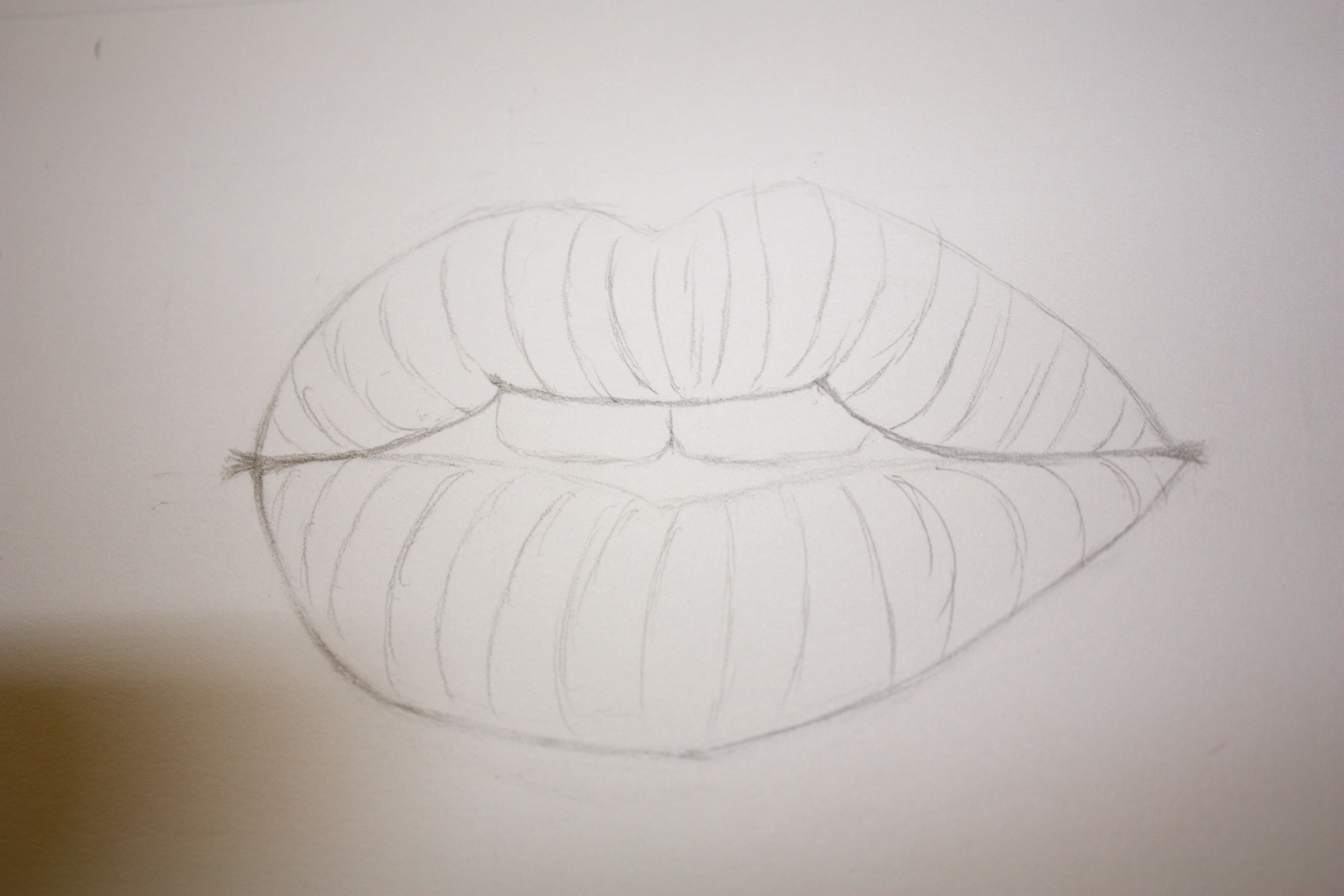 4272x2848 How To Draw Realistic Lips Drawing Tutorial Paint Into A Corner - Realistic Lip Sketch