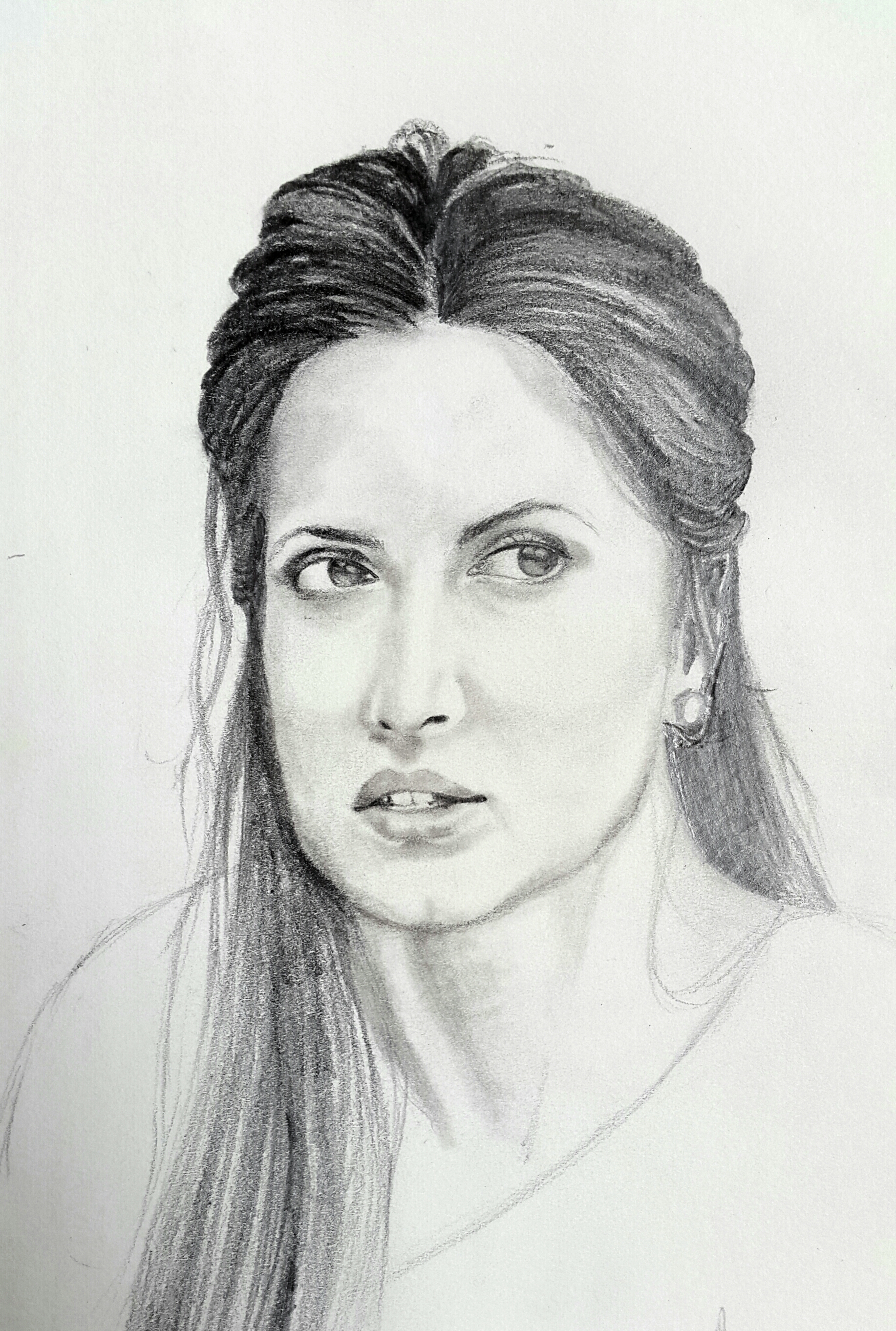 Realistic People Sketches at PaintingValley.com | Explore collection of ...