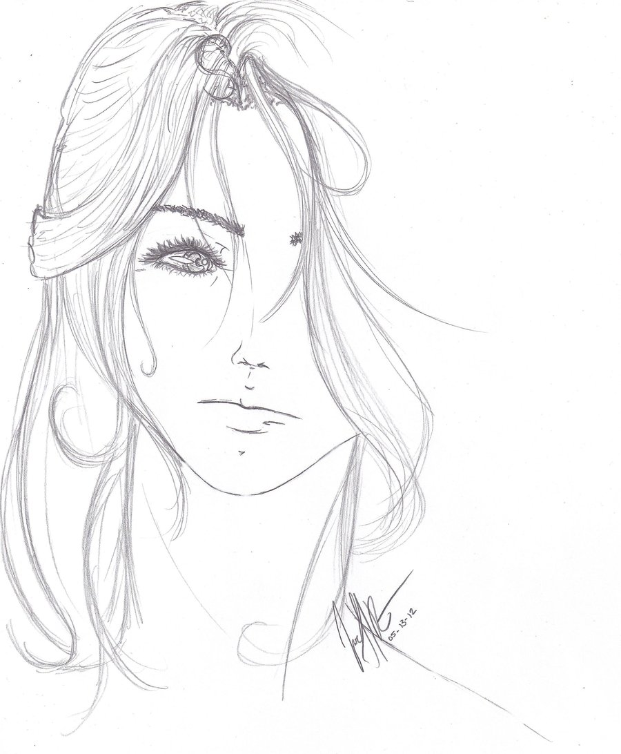 900x1092 Semi Realistic Sketch 1 By The Insomiac Artist - Realistic Sketch Artist