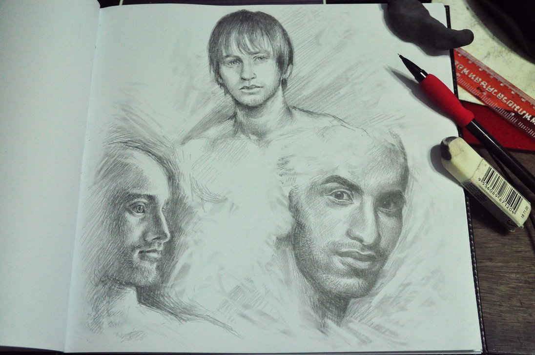 1096x728 Random Realistic Sketch By Emperpep - Realistic Sketches