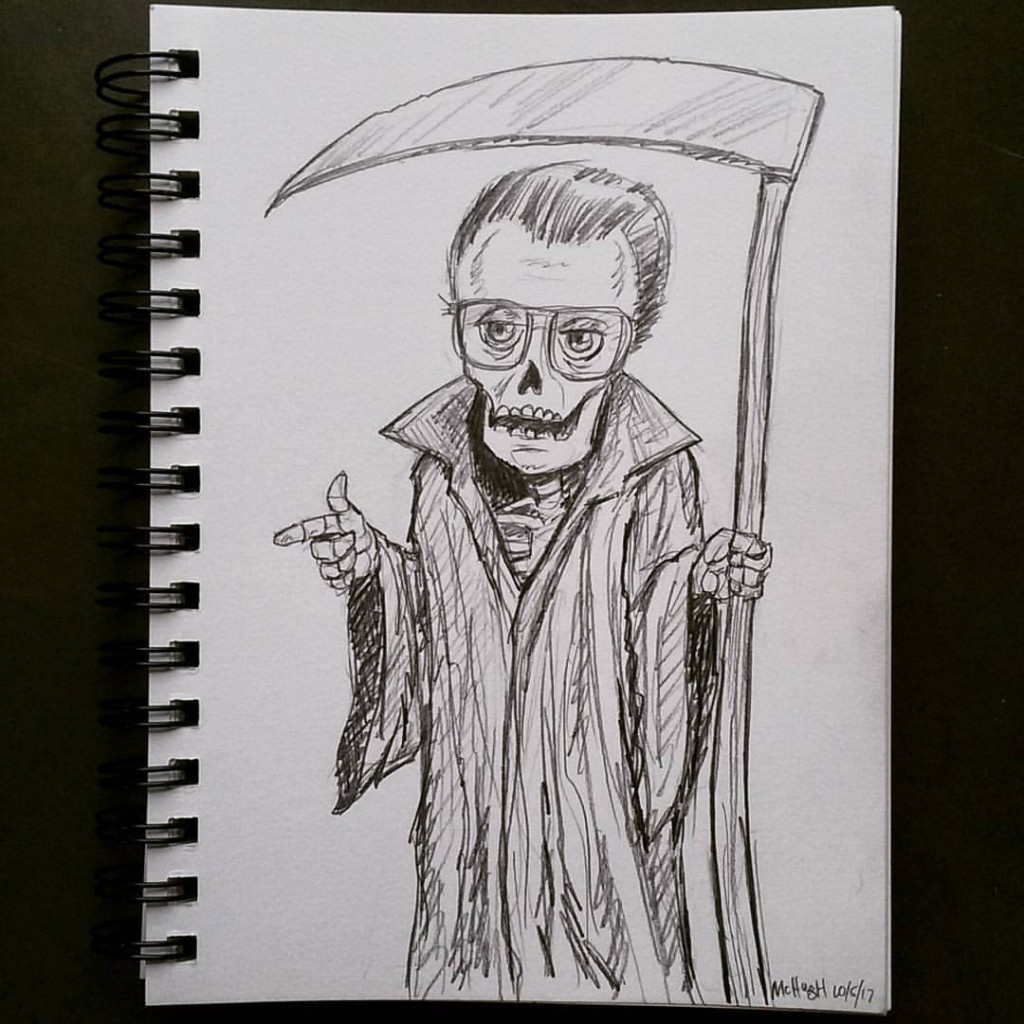 1024x1024 Grim Reaper Sketch Mcillustrator - Reaper Sketch