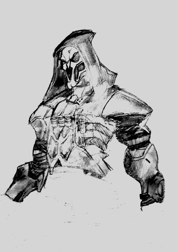 725x1024 Random Reaper Sketch Overwatch Amino - Reaper Sketch