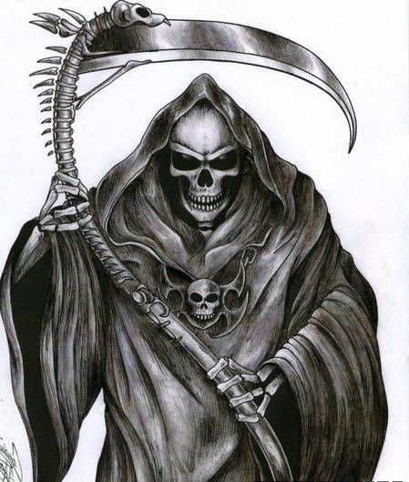 Reaper Sketch at PaintingValley.com | Explore collection of Reaper Sketch