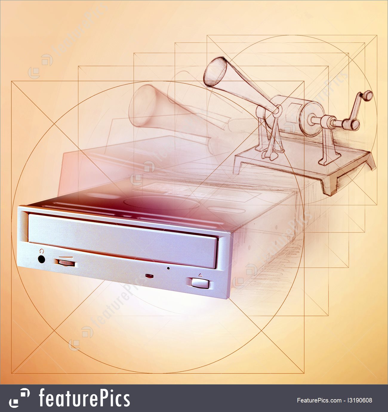 1300x1382 Sketch Of Recorder Picture - Recorder Sketch