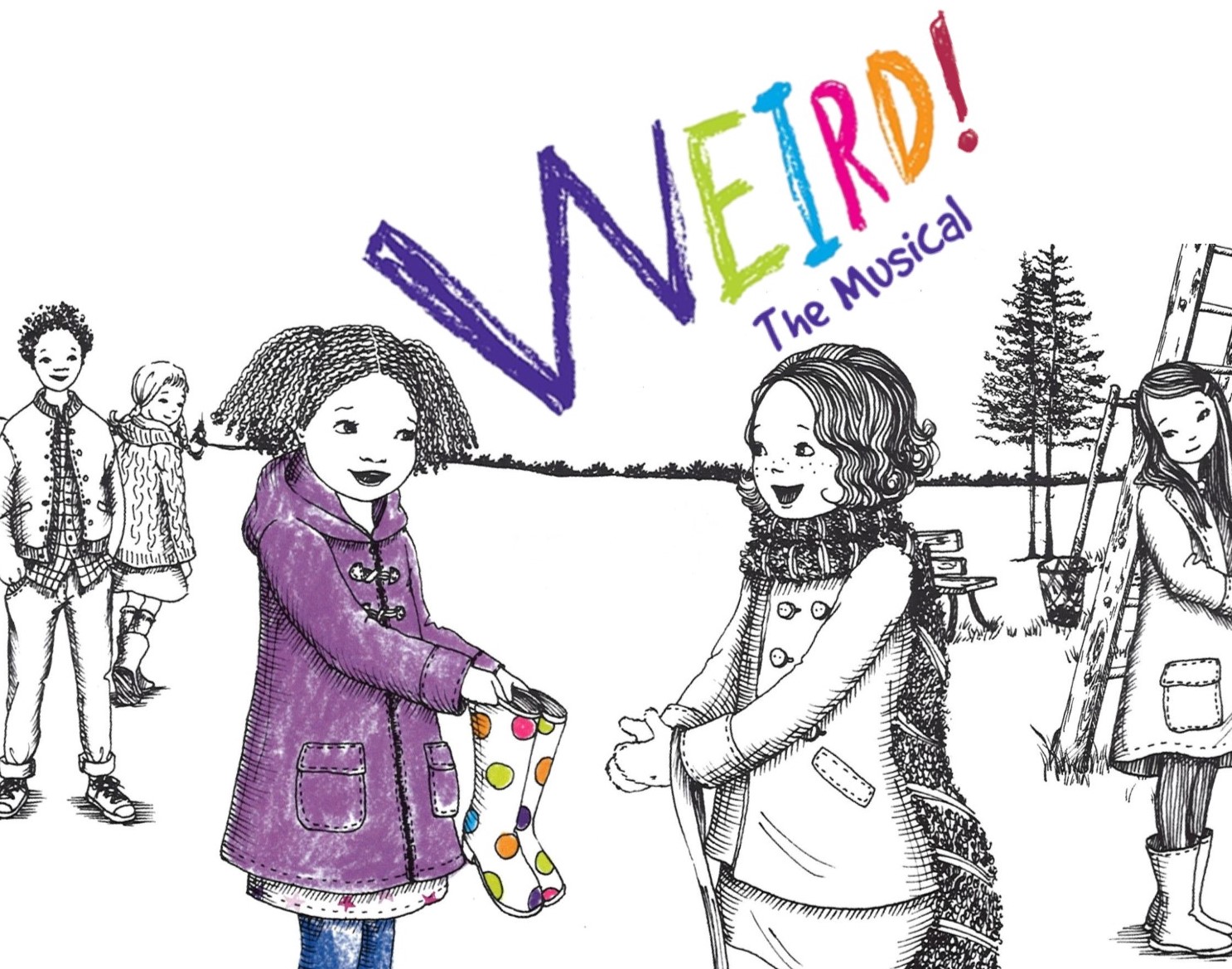 1487x1169 Video Weird! The Musical In The Recording Studio - Recording Studio Sketch