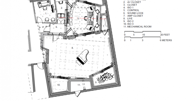 770x400 Concordia University Irvine Commissions Wsdg For New Recording - Recording Studio Sketch