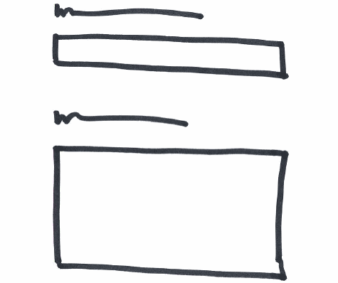 475x398 Zurb Foundation Training How To Sketch Form Elements - Rectangle Sketch