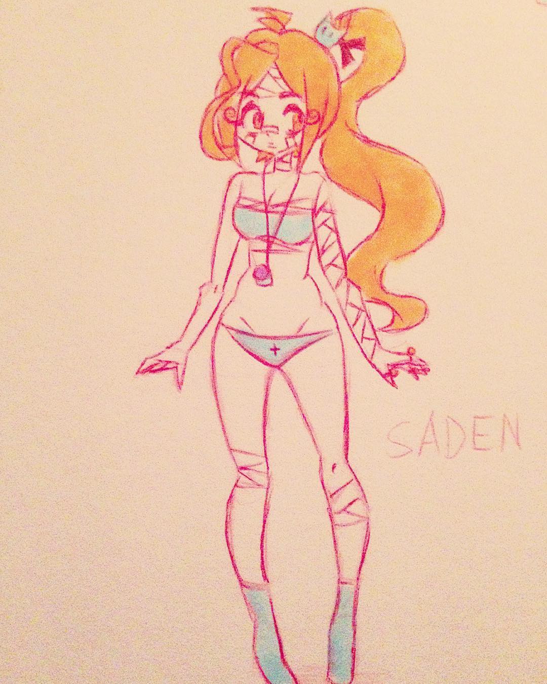 1080x1350 Memi Octavia Cerise T. Rose @miss Blood Candy Instagram Profile - Red And Blue Sketch