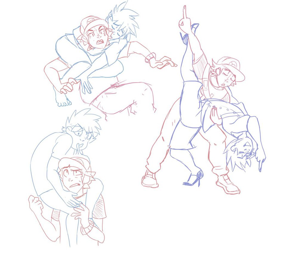 942x849 Red And Blue (Alola Forms) Sketches By Suicunekitty - Red And Blue Sketch