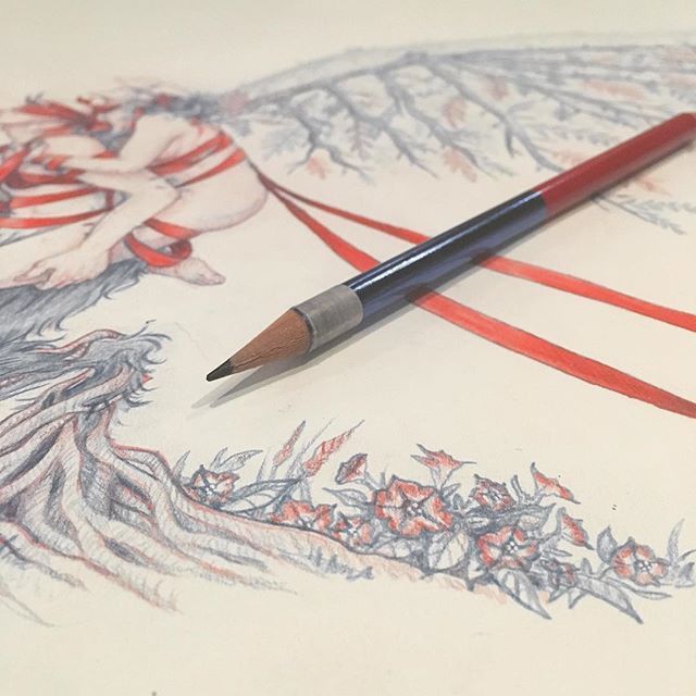 640x640 Adding . . . - Red And Blue Sketch