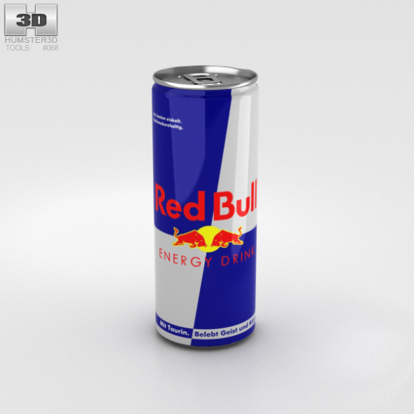 590x590 Red Bull Can By Humster3d 3docean - Red Bull Sketch