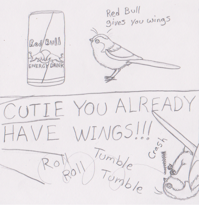 755x778 Red Bull Gives You Wings Sketch Weasyl - Red Bull Sketch