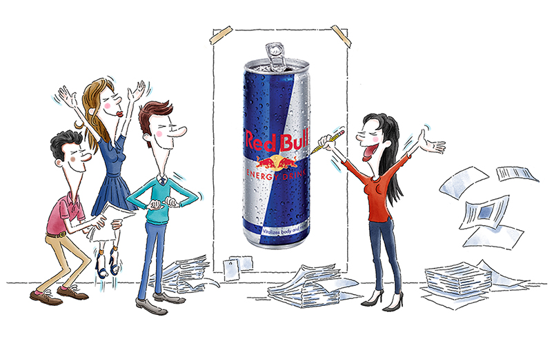 800x495 Tom Parsons Illustration Red Bull Display Ads - Red Bull Sketch