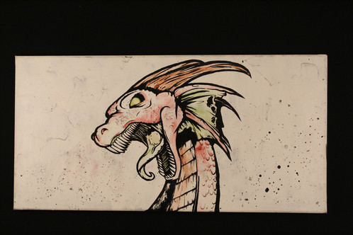 498x332 Red Dragon - Red Dragon Sketch