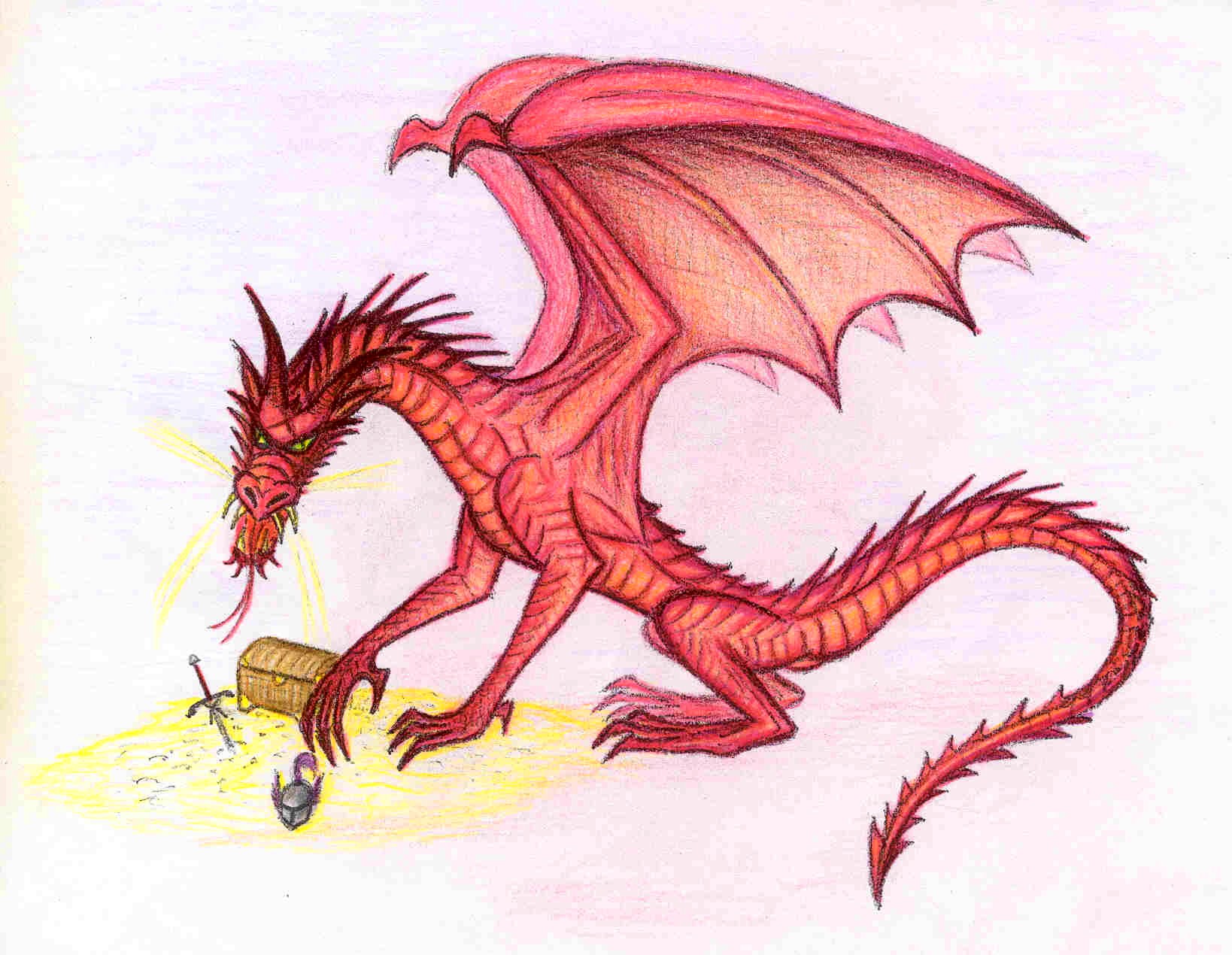 1638x1270 Red Dragon - Red Dragon Sketch