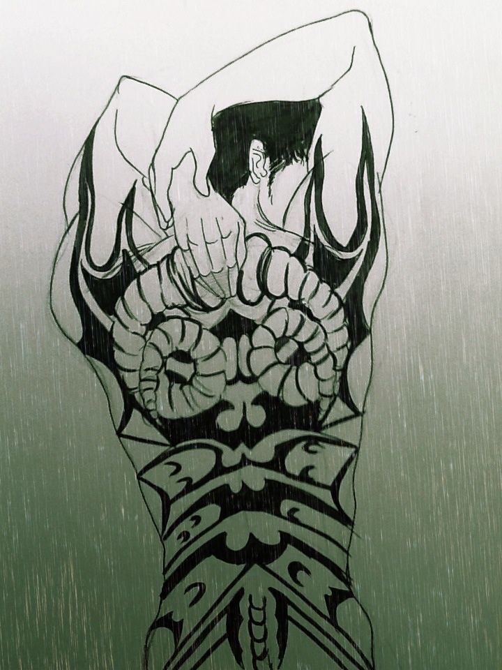 720x960 The Red Dragon (Sketch) By On - Red Dragon Sketch