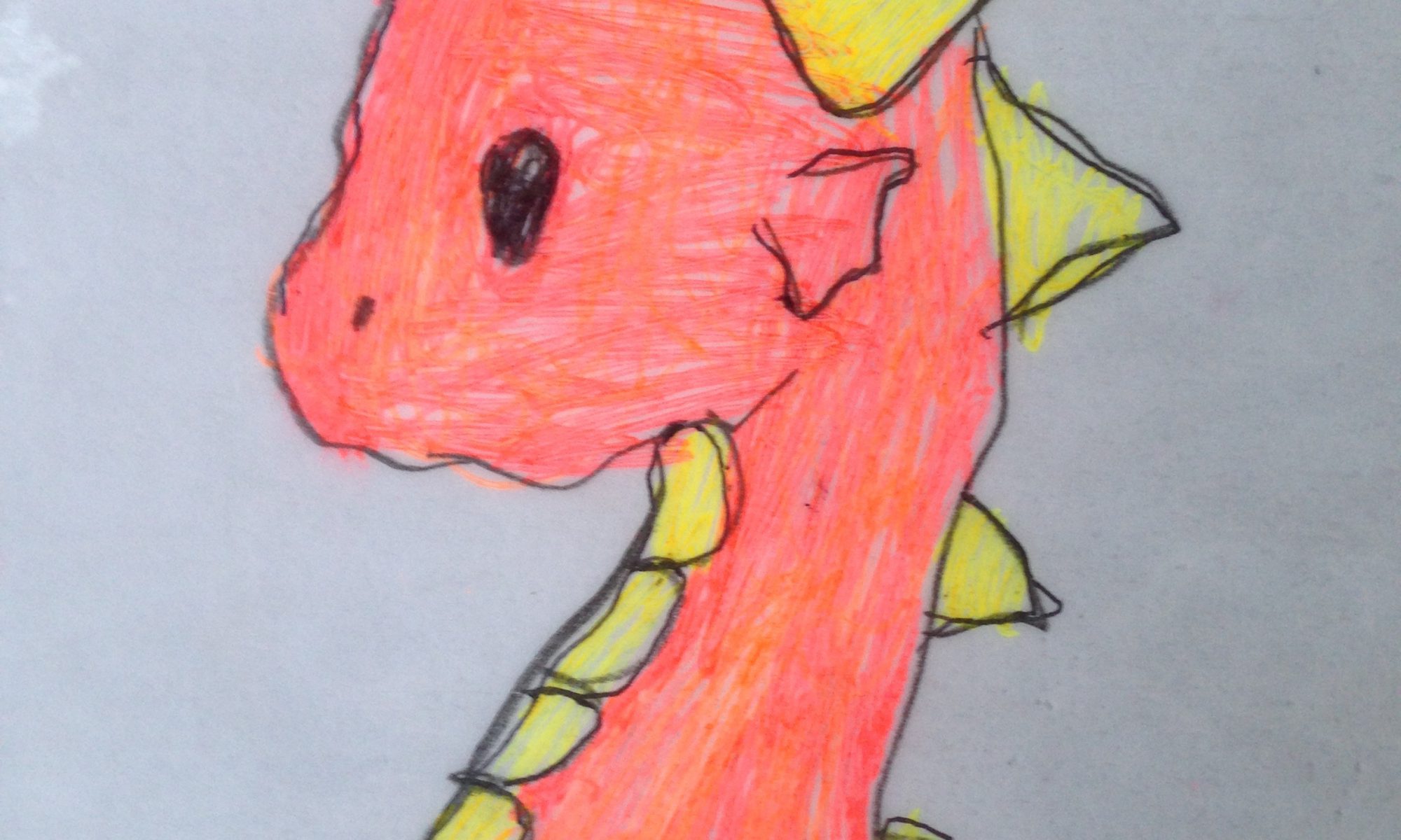 2000x1200 Friends Drawing Dragons Day 76 - Red Dragon Sketch