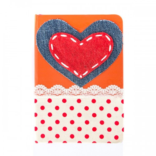 500x500 Note Sketch Book Journal Red Heart Small Hard Cover For Sale Buy - Red Heart Sketch