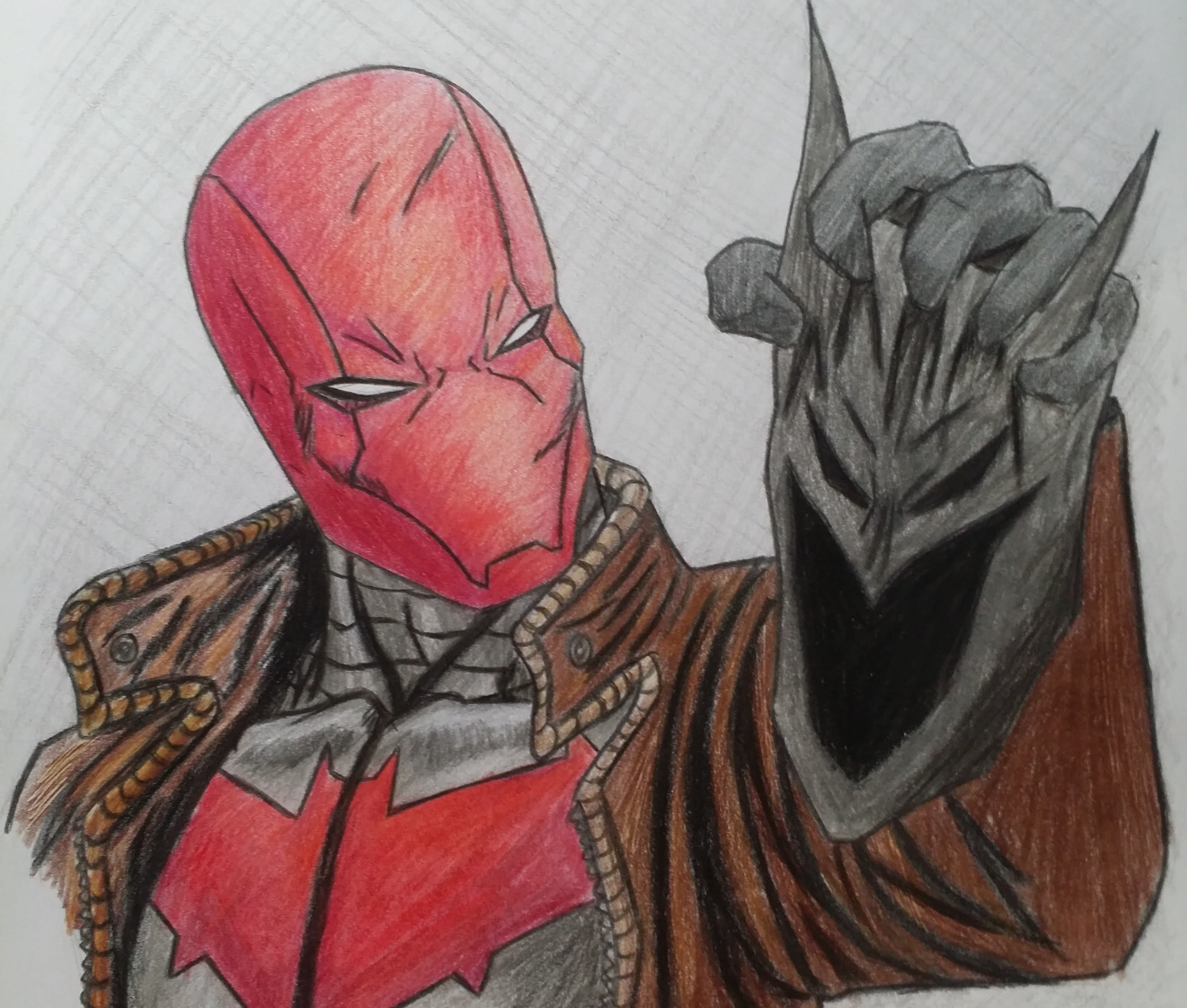 3096x2631 Red Hood Drawing - Red Hood Sketch