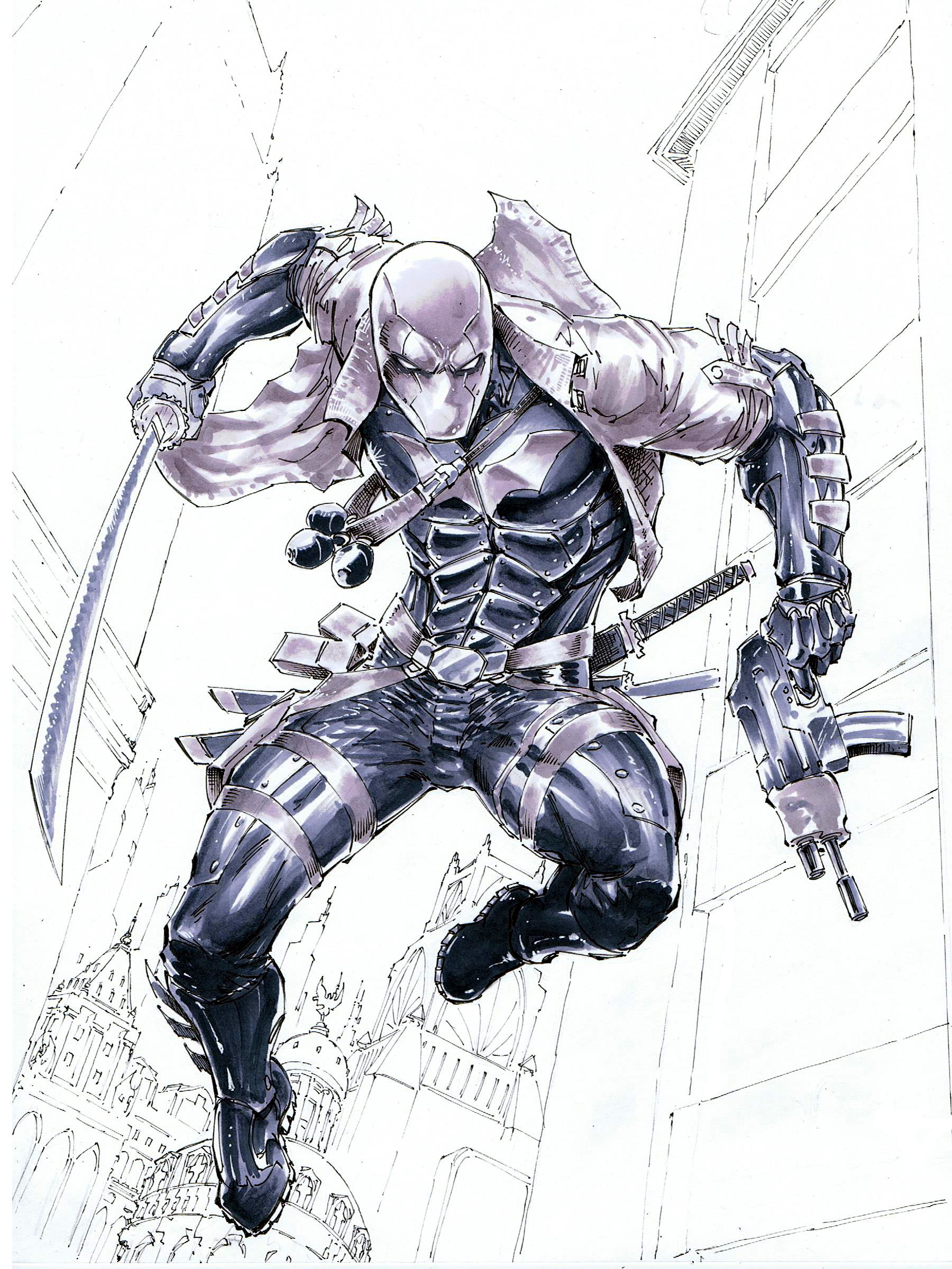 1800x2400 Red Hood Jason Metcalf - Red Hood Sketch