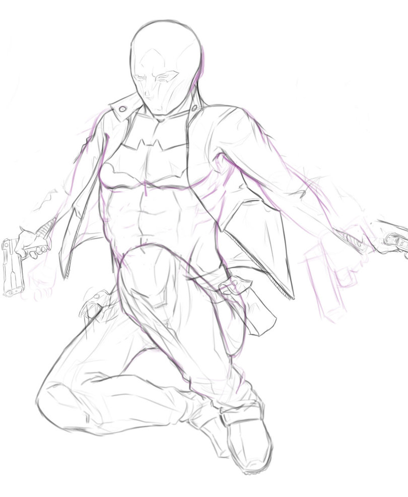 810x987 Red Hood Sketch By One Who Draws - Red Hood Sketch