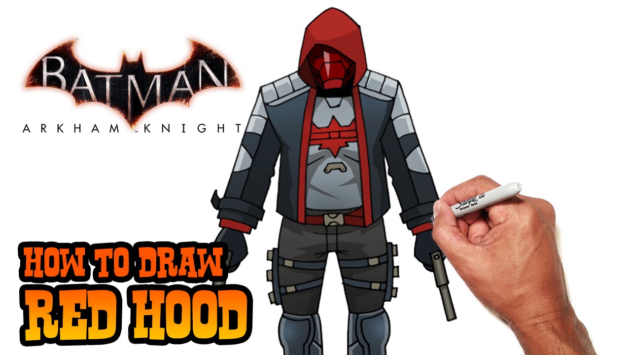 1280x720 How To Draw Red Hood Dc Comics - Red Hood Sketch