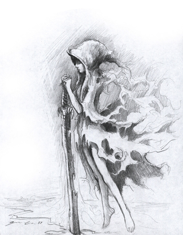 638x820 Little Red Riding Hood By Jerrycai - Red Riding Hood Sketch