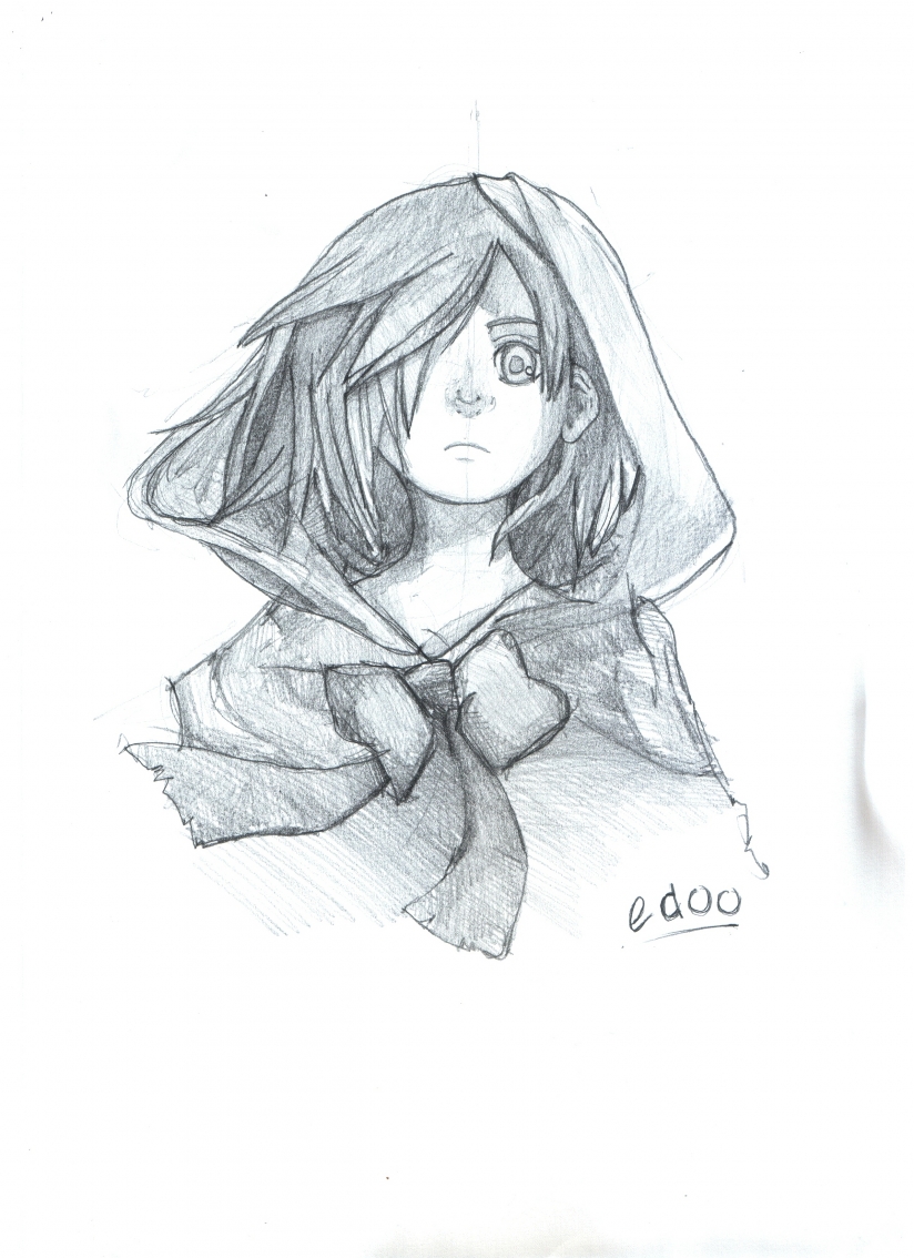 824x1134 Red Riding Hood - Red Riding Hood Sketch