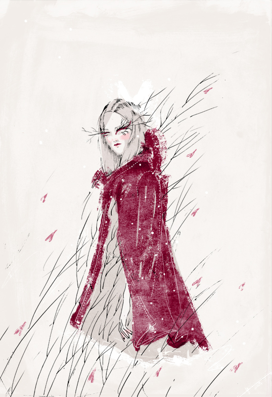 550x803 Shaina Anderson Red Riding Hood - Red Riding Hood Sketch