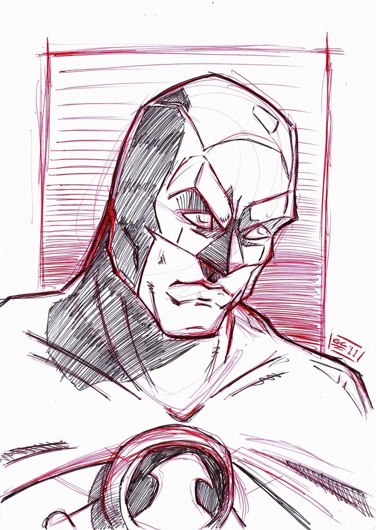 753x1060 Red Robin Sketch - Red Robin Sketch