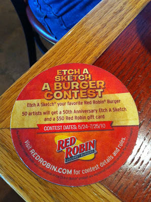 299x400 Etch A Sketch A Burger Contest - Red Robin Sketch
