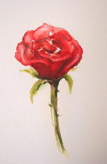209x320 Sketch, Draw, Paint! Red Rose Line Drawing Amp Practice Rose - Red Rose Sketch