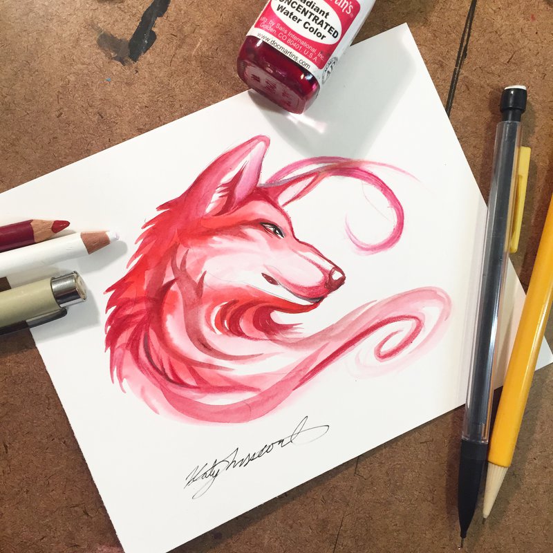 800x800 Red Wolf Sketch By Lucky978 - Red Sketch