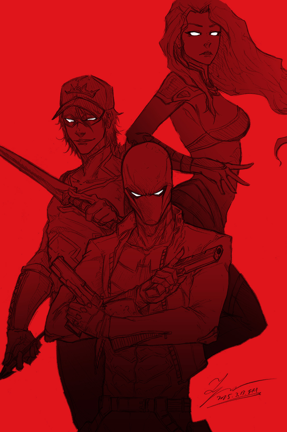 1000x1504 Sketch - Red Sketch