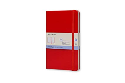 425x283 Moleskine Art Plus Sketchbook, Large, Plain, Red - Red Sketch
