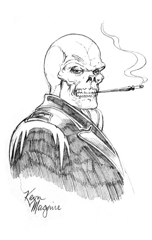 508x800 Red Skull Sketch - Red Skull Sketch