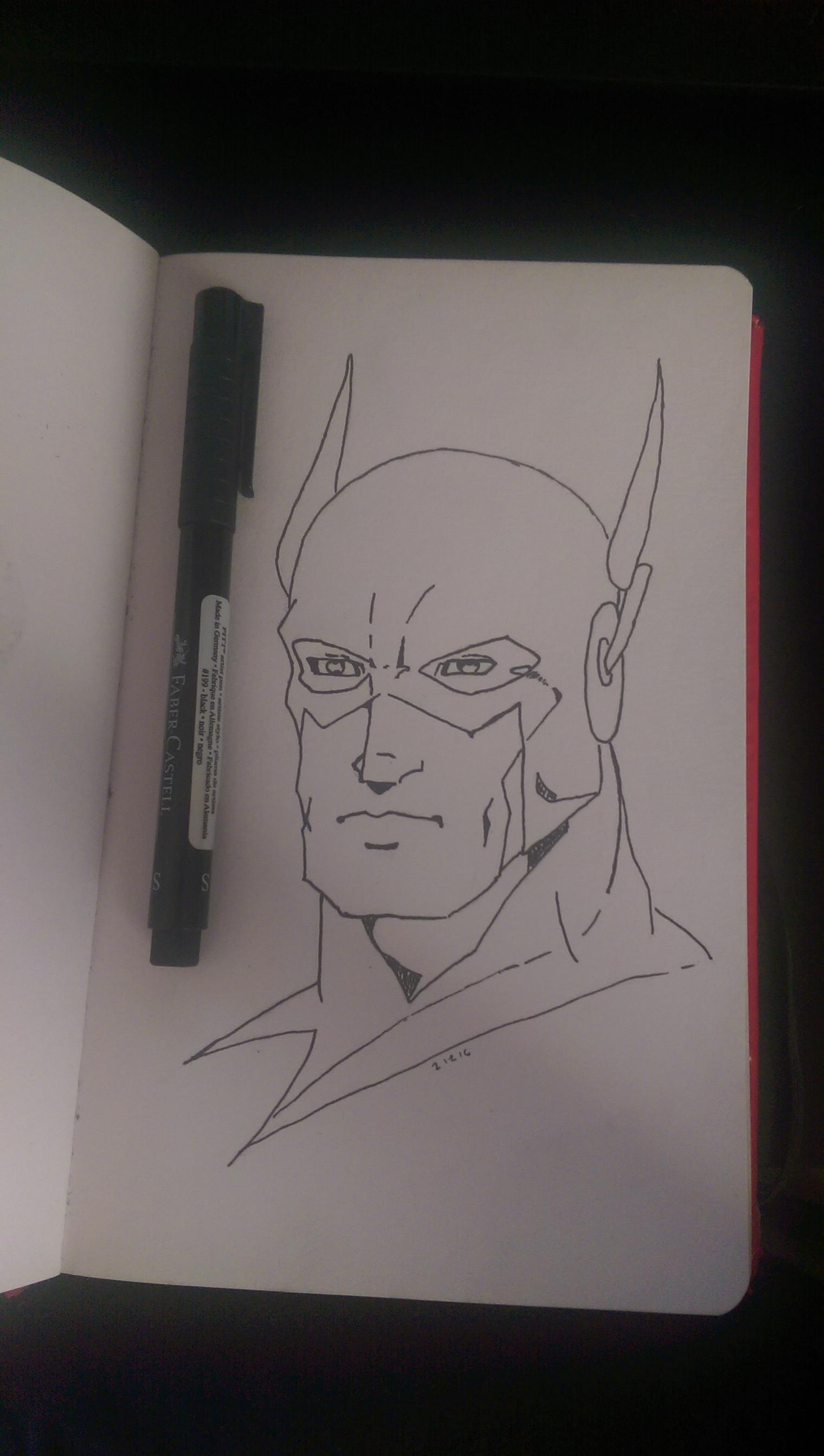 1520x2688 I Drew The Flash For Day 9 Of My Daily Sketch Series! Flashtv - Reddit Daily Sketch