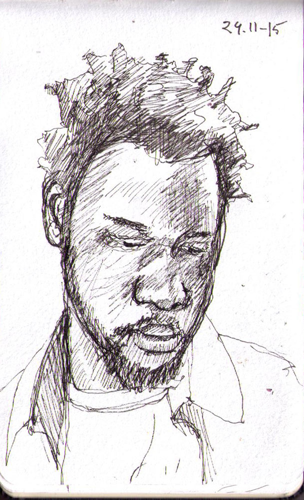 609x1000 Sketch Of A User From Gets One Drawing Daily - Reddit Daily Sketch