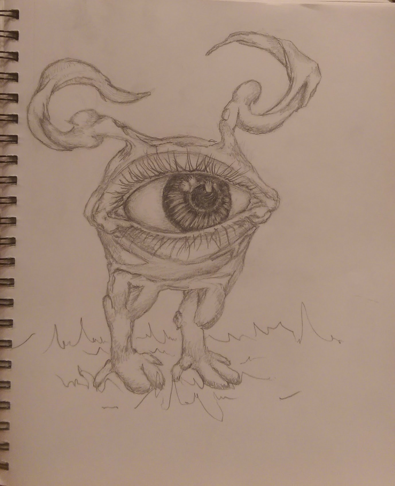 1377x1694 Reddit Daily Sketch 52 The Eye - Reddit Daily Sketch
