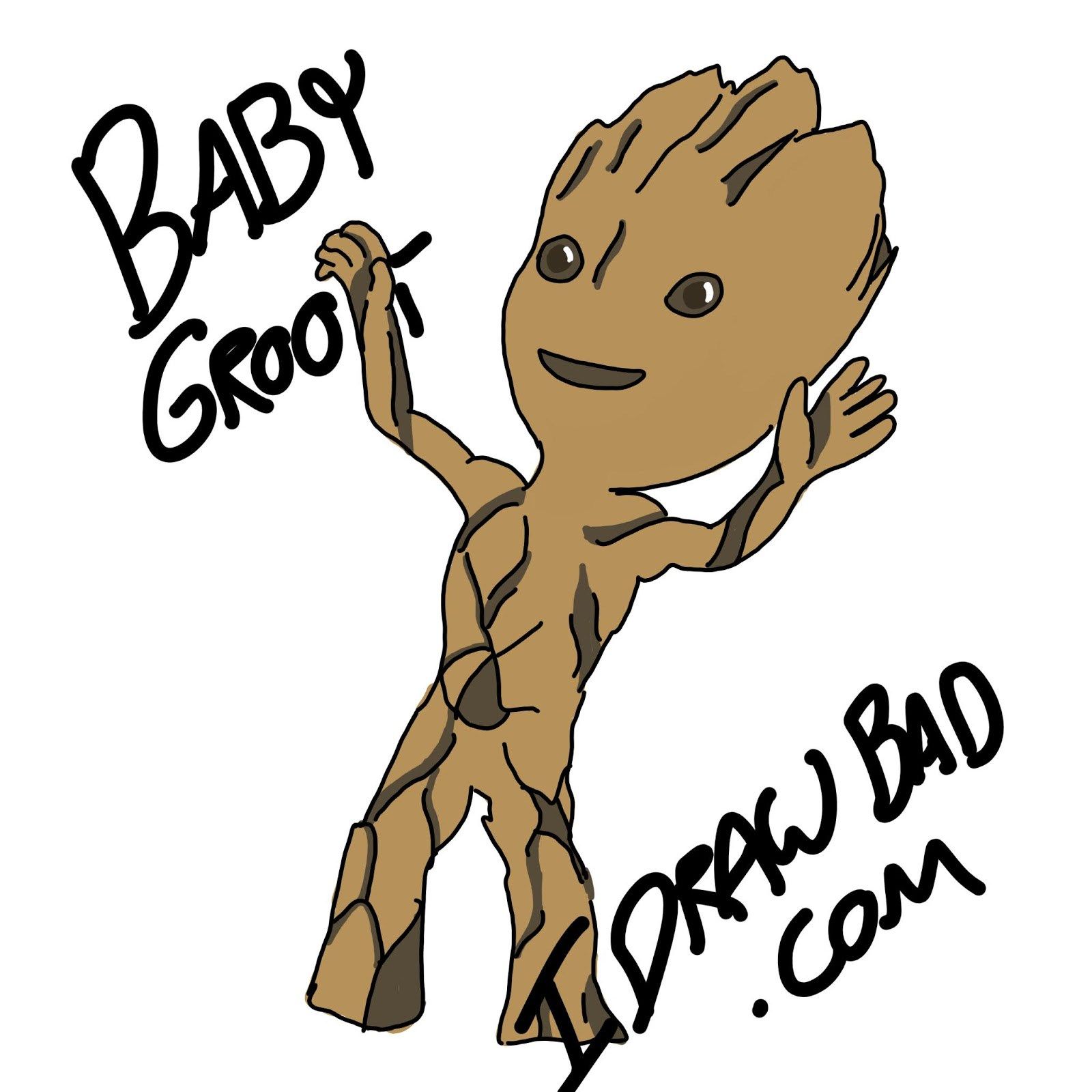1600x1600 Drawing Of Baby Groot I Made For Sketch Daily On Reddit Related - Reddit Sketch Daily