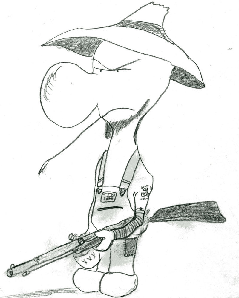 800x999 Hillbilly Bone By Mbc12 5 58 - Redneck Sketch