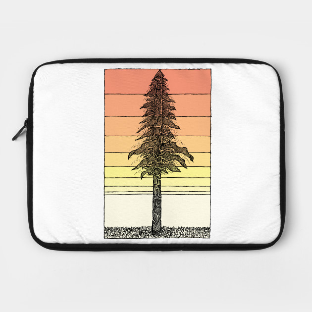 630x630 Coastal Redwood Sunset Sketch - Redwood Sketch
