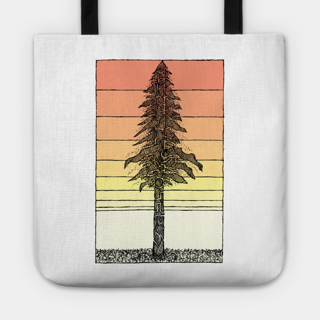 630x630 Coastal Redwood Sunset Sketch - Redwood Sketch