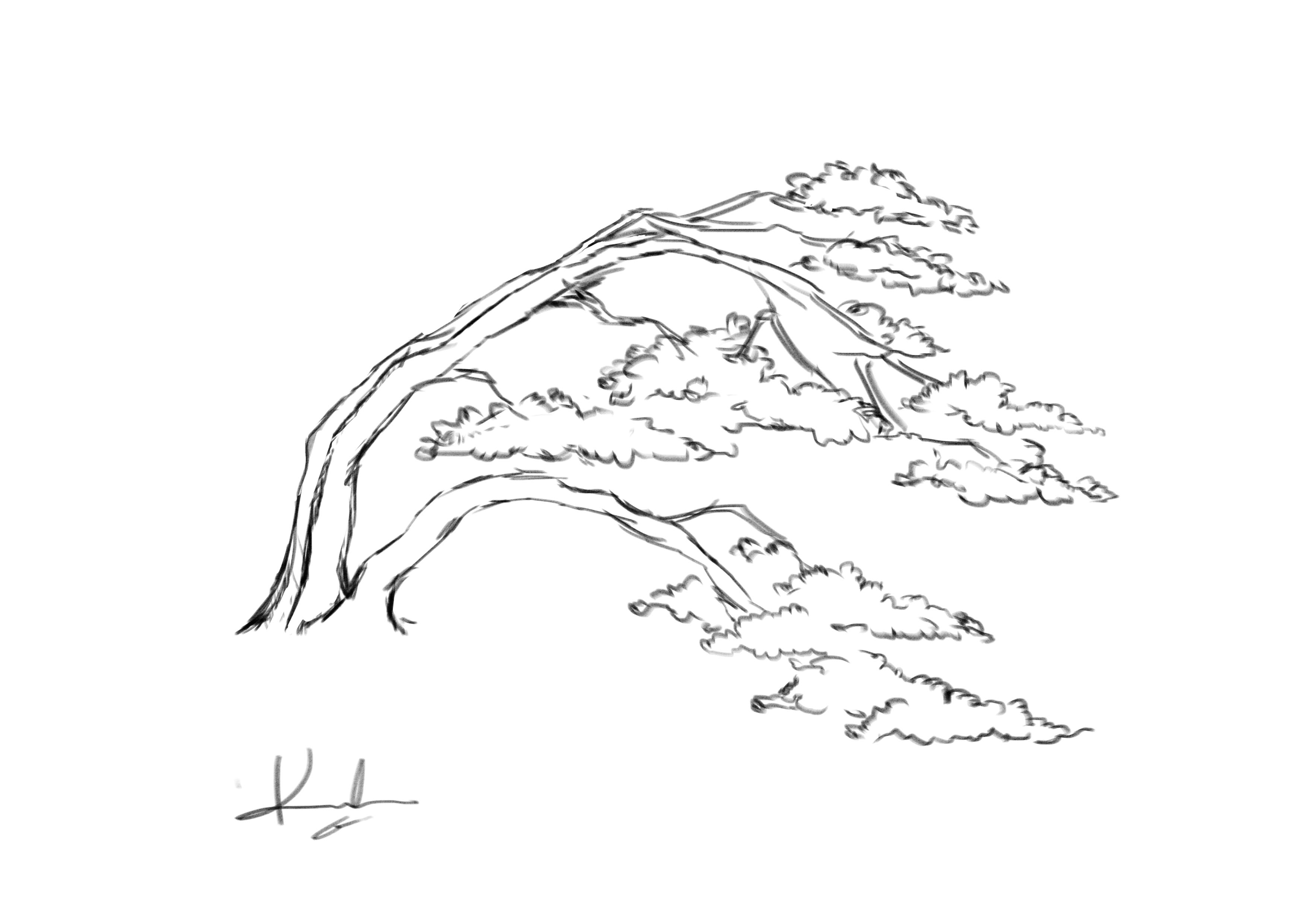 3508x2480 Sketch The Tree Refinery - Refinery Sketch