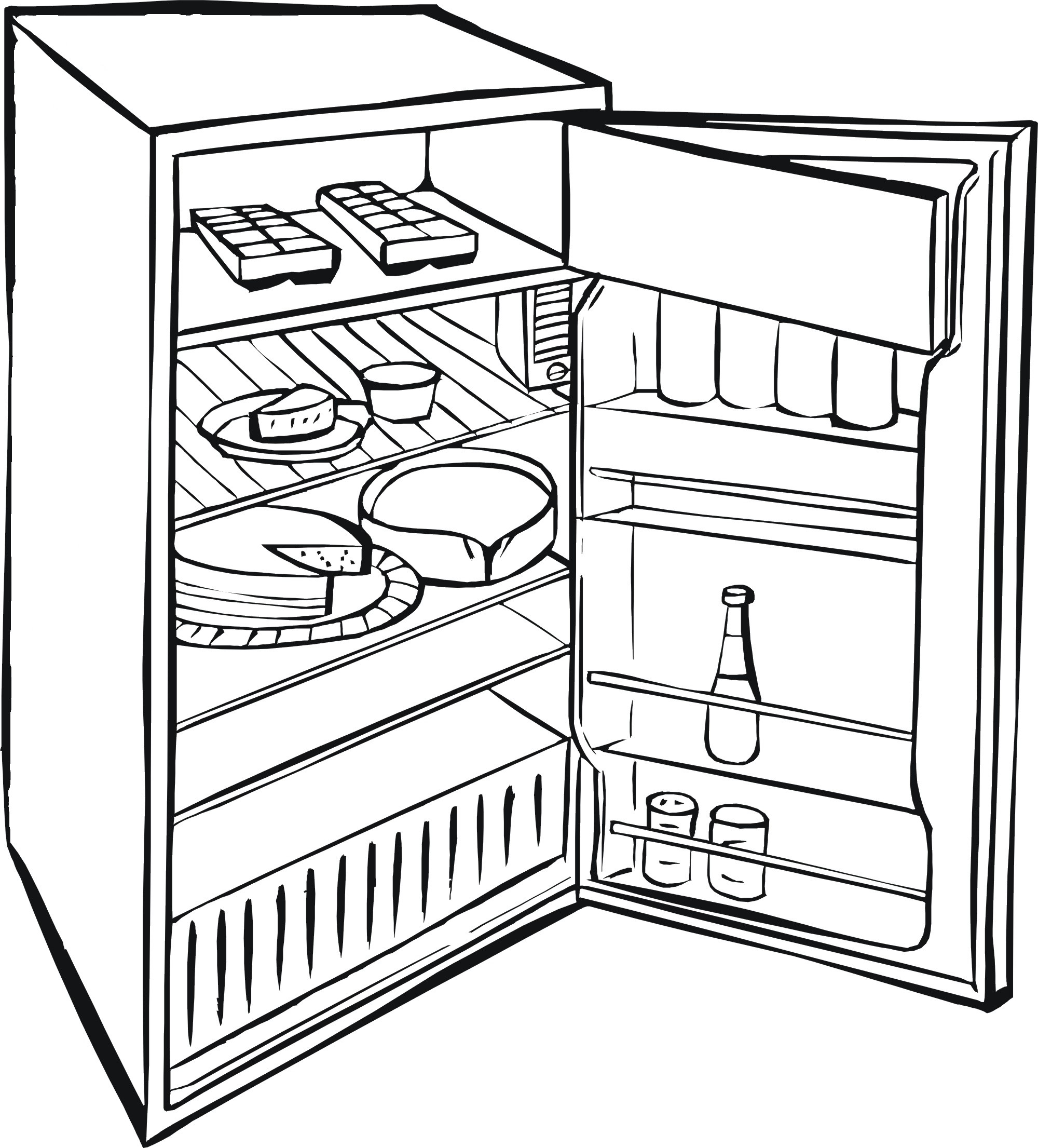 30+ Top For Easy Open Refrigerator Drawing