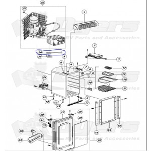 300x300 Norcold Refrigerator Evaporator Thermistor - Refrigerator Sketch