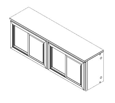 376x338 Sdbr96 Perlick - Refrigerator Sketch