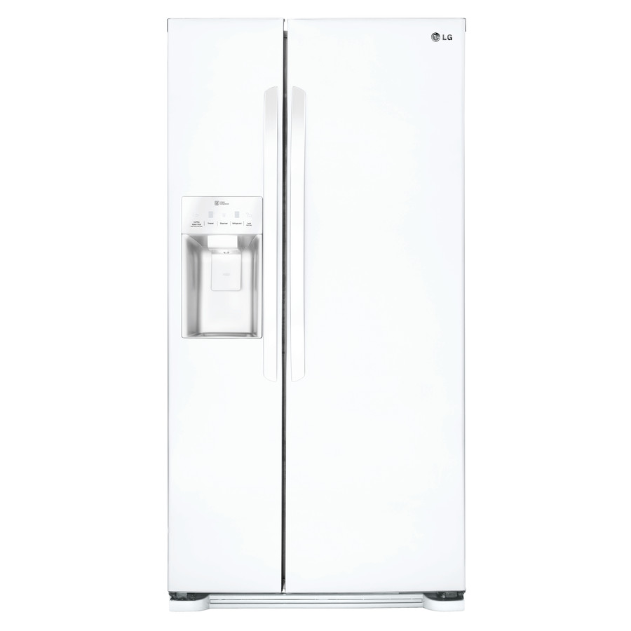 900x900 Shop Lg 22.1 Cu Ft Side By Side Refrigerator With Ice Maker - Refrigerator Sketch