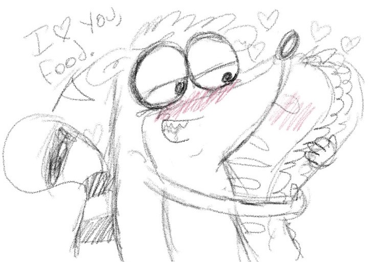 721x512 Image - Regular Show Sketch