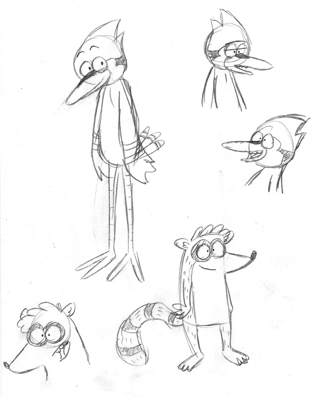 640x800 Sketch Of The Day - Regular Show Sketch